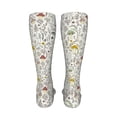 thumbnail image 6 of Rateoe Colorful Mushrooms and Plants print Women's Men's Novelty 20in Crew Socks Cotton Socks Knee High Socks for Walking,Running,Nurses,Pregnancy-One Size, 6 of 8