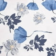 thumbnail image 6 of vidaXL Slipper Chair Blue Flower Fabric, 6 of 8