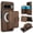 Brown, variant on Allytechgroup Detachable Cards Holder Case for Google Pixel 8 Pro, RFID Blocking 2 In 1 Wallet PU Leather Case with Stand Compatible with Magsafe Shockproof Cover for Google Pixel 8 Pro, Black