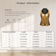 thumbnail image 7 of iiniim Girls Sequin Vest V Neck Sleeveless Waistcoat Sparkly Festive Party Formal Dance Tank Top Silver 8, 7 of 7