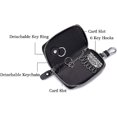 thumbnail image 4 of Car Key Holder Multifunctional Leather Zipper Key Case Business Key Purse (green), 4 of 5