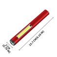 thumbnail image 3 of 4Uds. Lámpara Lateral Led Cob Recargable Para Reparación De Automóviles Senderismo Emergencia Roja, 3 of 3