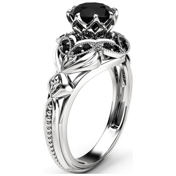 Black Diamond Designer Ring