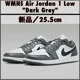 thumbnail image 1 of Men 7.5US 25.5/Wmns A i r-Jor-dan 1 Low Dark Grey, 1 of 6