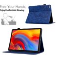 thumbnail image 5 of Case for iPad mini 1/2/3/4/5, Classic PU Leather Folio Kickstand Magnetic Closure Slim Fit Cover for iPad mini 1/2/3/4/5 with Auto Wake/Sleep Function Embossing - Darkblue, 5 of 6