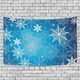 thumbnail image 1 of ABPHQTO Tapiz de copos de nieve de invierno de Navidad, decoración colgante de pared, decoración del hogar, sala de estar, dormitorio, 128x150 cm, 1 of 4