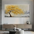 thumbnail image 7 of Golden/Green/Blue Tree of Life Paintings - Large Canvas Print Wall Art for Living Room, Bedroom, Office Decorations, Landscape Artworks with Framed, 60"X30", 7 of 7