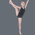 thumbnail image 5 of MXIEZI Girls One-Piece Gymnastics Clothing 3-12T Kids Performance Dance Outfit Toddler Sleeveless Leotards Summer Practice Clothing, 5 of 9