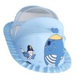 thumbnail image 3 of Tienda de campaña con mosquitera para bebés, portátil, sin fondo, transpirable, plegable, para que los niños duerman, color azul, 3 of 12