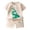 Beige, variant on Toddler Boy Outfits Cartoon Dinosaur Crewneck Short Sleeved Sports Suit Loose Fit Basketball Tank Top and Track Shorts Set Cute Newborn Clolthes Set