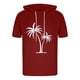 thumbnail image 3 of Camiseta Deportiva de Manga Corta de la Blusa de los Hombres Casual de la Moda Sólida con Capucha, Top Casual para Al Aire Libre, 3 of 7