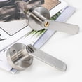 thumbnail image 4 of Scifil Door Lever Lock with Keys, Lever Keyed Entry Door Knobs for Bedrooms Bathroom Locking Privacy, Entry Door Handle Reversible for Right & Left Side, Door Lever Classic Series, Brushed Nickel, 4 of 7