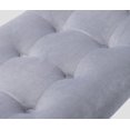 thumbnail image 7 of Andeworld Upholstered Bed Bench Entryway Ottoman Gray (Small Bed Bench), 7 of 7