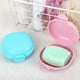 thumbnail image 5 of Naiovety Caja de jabón de viaje a prueba de agua, soporte para baño, con tapa de plástico, práctico Color caramelo para accesorio de ducha Juegos de accesorios de baño Púrpura Naiovety HA083932-02, 5 of 6