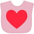 thumbnail image 3 of Inktastic Valentine's Day Red Heart Boys or Girls Baby Bib, 3 of 4