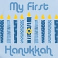 thumbnail image 2 of CafePress - 1St Hanukkah Candles Infant Bodysuit - Baby Light Bodysuit, Size Newborn - 24 Months, 2 of 4