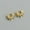 Gold, variant on Sterling Silver 925 Huggie Hoop Earrings Punk Rock Spikes F0130-Silver