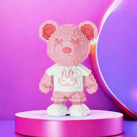 Ensemble de Blocs de Construction Ours Adorable 3350 Pcs - Parfait pour la Décoration de la Maison et les Cadeaux de Vacances, Matériau ABS Durable, Idéal pour les Adolescents 14+