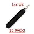 thumbnail image 3 of Reaction Tackle- Lead Drop Shot Weights - dropshot sinkers, 1/2 oz, 20pk - Black, 3 of 7