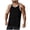 Black, variant on Men's Sleeveless Fitness Vest for Outdoor Running Leisure Sports Training Workout Vest Yellow M
