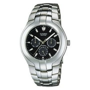 Casio Men's Multi-Function Analog Watch, Silvertone Bracelet