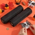 thumbnail image 3 of 2 Rolls Deco Mesh Ribbon 10 Inch x 10 Yards Black Plastic Decorative Wreath Mesh Ribbon Roll for Front Door Wreath Swags Wedding Christmas Tree Party Decorating Supplies, 3 of 9