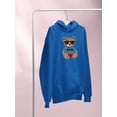 thumbnail image 3 of Fashion Bear Cool Boy Hoodie Women -Image by Shutterstock, Female Large, 3 of 4