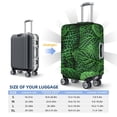 thumbnail image 6 of Daiia Natural Green Leaves Luggage Cover, Thickened Washable Travel Luggage Covers, Elastic Unique Baggage Covers for 18-20 inch Luggage-X-Large, 6 of 9