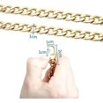 thumbnail image 2 of Cadena para bolso de plata de 120 cm (dorada), cadena para asa de bolso para bolso de hombro de niña, 2 of 5
