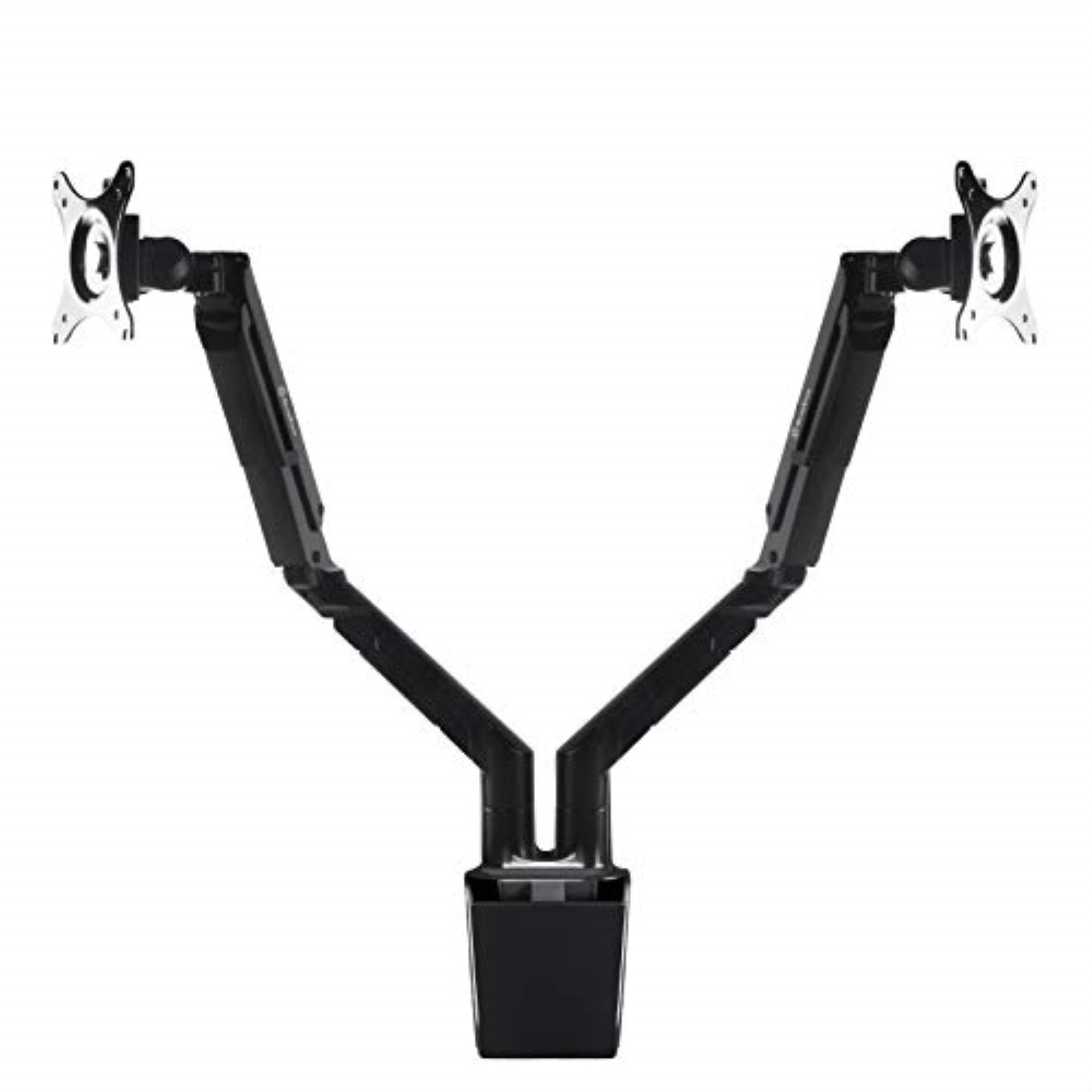 Gas Spring Swing Dual Monitor Mount,support up to 32 monitor and 9KG(19.8lbs), Meet VESA Mounting Interface Standard