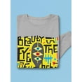 thumbnail image 3 of Beauty Abstract Art Sweatshirt Women -Image by Shutterstock, Female Small, 3 of 4