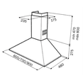 thumbnail image 2 of Campana Decorativa Teka DEP 90 acero inoxidable 90 cms, 2 of 2