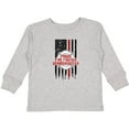 thumbnail image 3 of Inktastic Proud Firefighter Granddaughter Girls Long Sleeve Toddler T-Shirt, 3 of 5