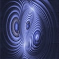 thumbnail image 1 of Ahgly Company Machine Washable Indoor Square Transitional Night Blue Area Rugs, 4' Square, 1 of 7