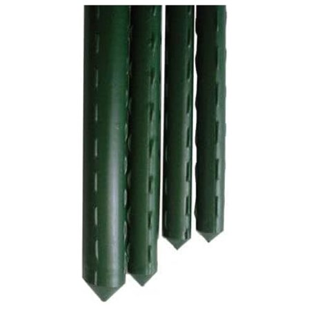 6 ft (72") Gardener Select Green Steel Stakes - Pack of 100-10mm (3/8") Diameter Support Stakes for Gardening 6 ft (100 pack)