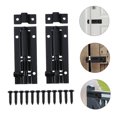 thumbnail image 5 of WEAVILUX 2Jgo De Seguridad Para Puerta En Inoxidable Negro Con Agujeros Para Tornillos, 5 of 5