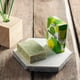 thumbnail image 4 of Jabón Artesanal de Moringa Extraherbos 100g, Limpiador Facial Natural Anti-Envejecimiento e Hidratante, Con hoja de Moringa y Aceite de Coco, para pieles secas y sensibles, 4 of 4