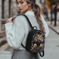 thumbnail image 3 of Eheartsgir Angry Tiger Camo Pattern Mini Backpack with Adjustable Strap Water-Resistant Small Backpack for Gym, Polyester Mini Polyester Backpacks for Travel, 3 of 8