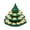 green, variant on Devil's Egg Christmas Tree Tray – Reusable Holiday Platter with Cover – Green Plant Shaped Egg Rack for Christmas, Easter & Parties