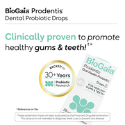 BioGaia Oral Health Probiotic Drops | For Healthy Gums & Teeth | Common Dental Problem Defense