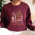 thumbnail image 3 of Sudadera con capucha de manga larga para mujer, ropa divertida con estampado de Tis The Season To Be Creepy, Jersey informal para Halloween, 3 of 3