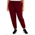 thumbnail image 3 of ID Ideology Plus Size Solid Fleece Jogger Pants Deep Black 3X, 3 of 7