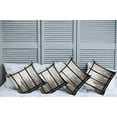 thumbnail image 2 of Ambesonne Scenery Throw Pillow Cover 4 Pack, Philadelphia City Roof, 20", Dimgray and Black, 2 of 7