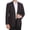 BURGUNDY, variant on Men's Casual Blazer Houndstooth Plaid Sport Coats Lightweight Classic Fit Suit Jacket