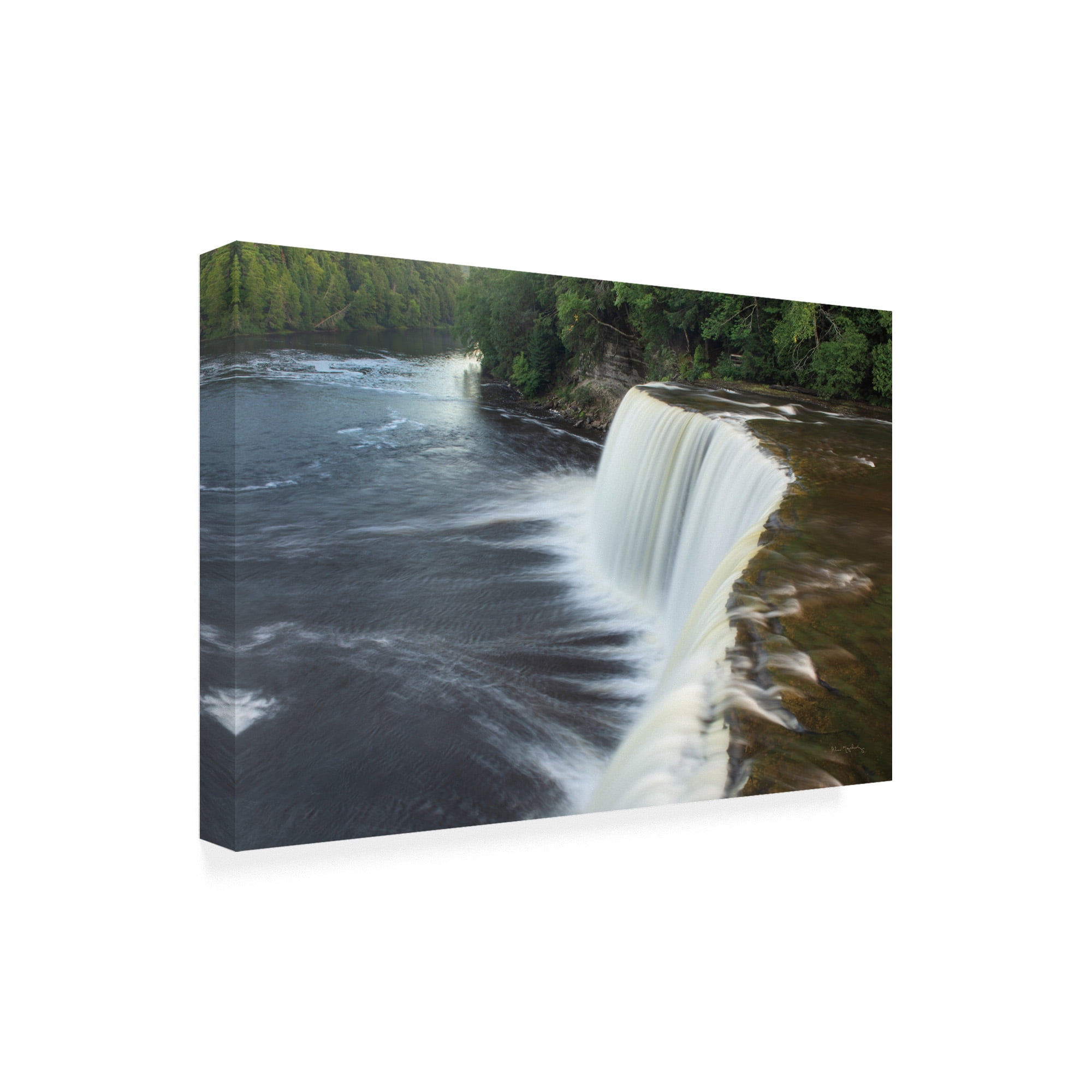 Trademark Fine Art 'Tahquamenon Falls Michigan I' Canvas Art by Alan Majchrowicz