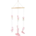 thumbnail image 3 of Mobile Wind Chime Bed Bell Mobile Childrens Room Hanging Bed Bell with Felt Ball, 3 of 4