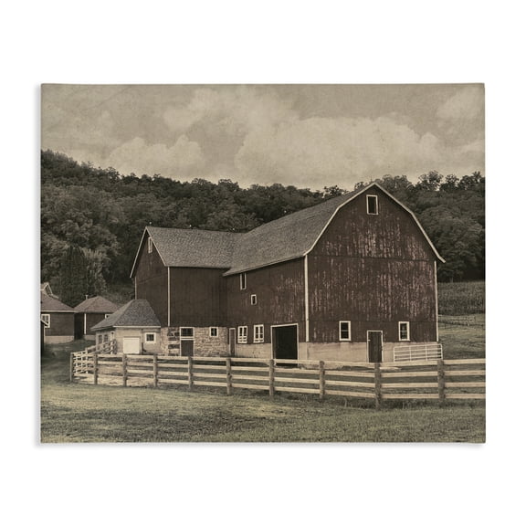 Stupell Industries Farmhouse Tender Living Space Barn Canvas Art, 20 x 16, by Marcus Prime