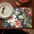 thumbnail image 4 of Pioneer Flower Floral Print Pattern Summer Placemats Table Placemats Set Of 6-Linen Kitchen Washable Placemats Table Mats 12x18 Inch Non-Slip Heat Resistant, 4 of 5