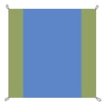 thumbnail image 2 of Toldo de cortina de parasol resistente a los UV para exteriores, toldo, refugio solar para jardín, patio trasero, césped para patio al aire libr Verde azul Sunnimix Vela de sombra, 2 of 3