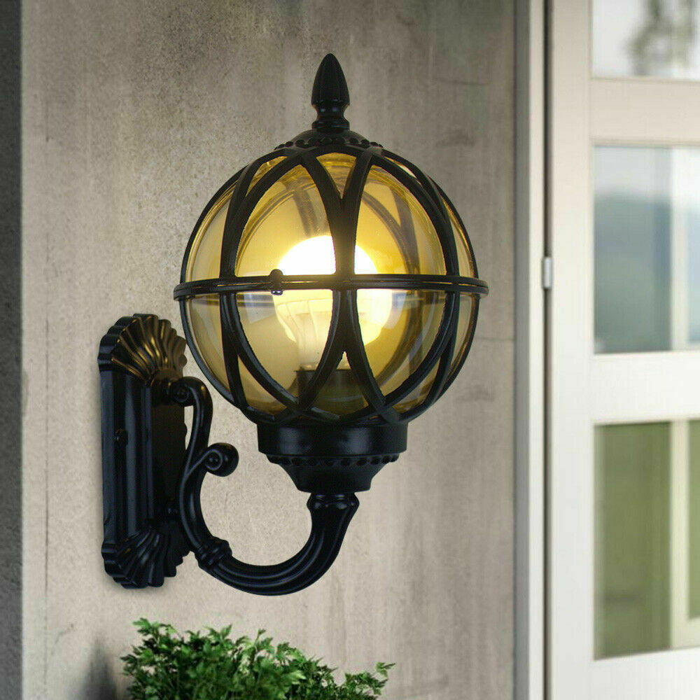 1 PC LED Outdoor Light Wrought Iron Corridoor Lamp Wall Lamp for Yard 